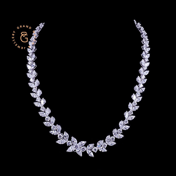 Jewellery Necklace, Set by pt950 Platinum 